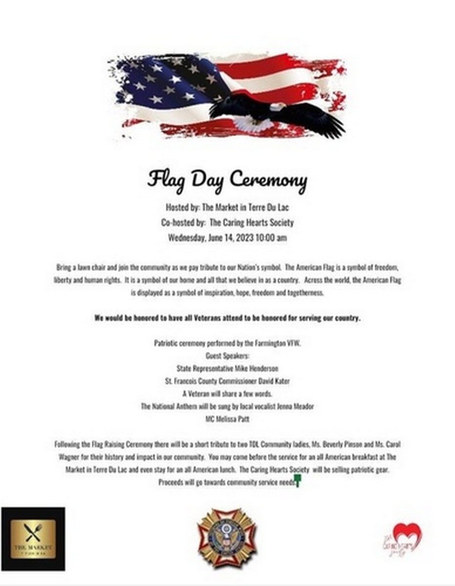 Flag Day at the Market at Terre du Lac Jun 14, 2023